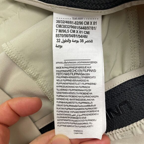 Under Armour Khaki Golf Pants Men 38x32 Beige Straight Leg Stretch Preppy Casual - Picture 8 of 15